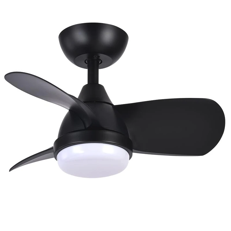 Eden pulse DC fan 24W, 3 blades, 2400 lumens, 6 speeds, 3000-4500-6000K, remote control, memory and timer, ideal for air conditioning and comfort.
