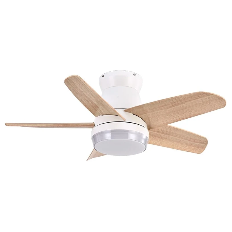 Eden pulse Fan DC 24W 2400lm White/Beech, 5 Blades, 91d, 3000K/4500K/6000K, Remote Control, Timer, Memory - Ideal for air Conditioning and Comfort. - Image 1