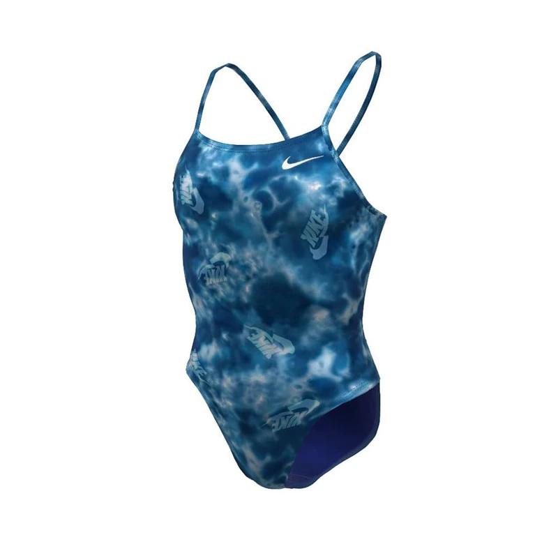 Nike Swimwear Two-Piece Swimsuit, Blue, 42 Women