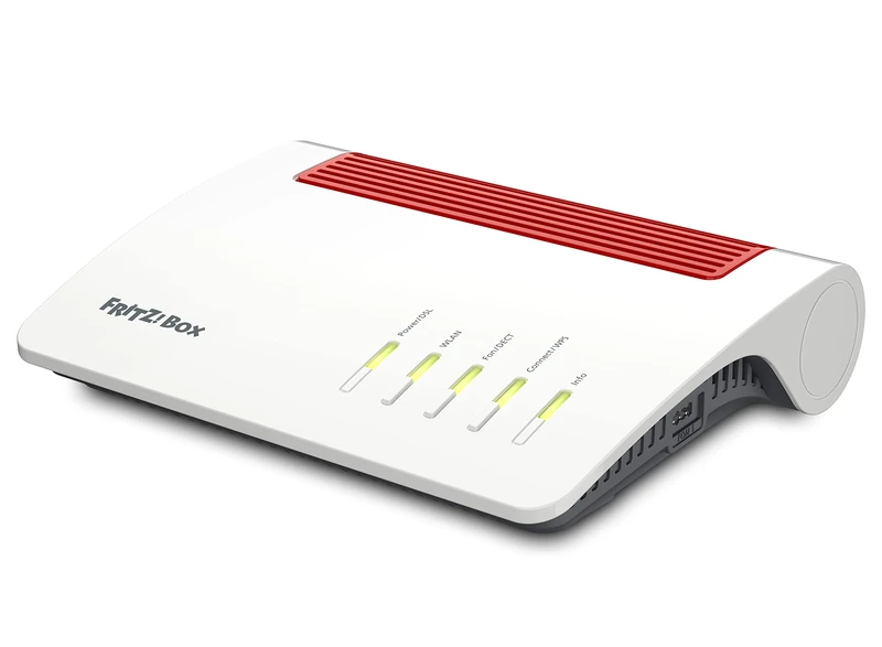 AVM FRITZ! Box 7590 AX Amazon Exclusive Edition (Wi-Fi Router 6, 2400 Mbps (5 GHz) & 1200 Mbps (2.4 GHz), including USB stick, Wi-Fi Mesh, DECT base)