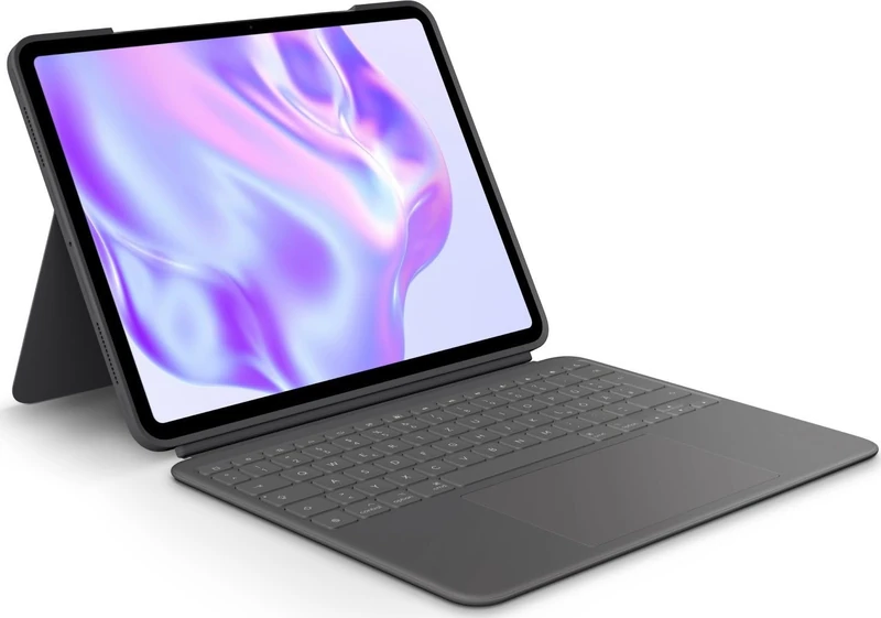 Logitech Combo Touch iPad Pro 13-inch (M4)(2024) Keyboard Case - Detachable backlit keyboard with kickstand, comfortable typing, multi-use mode - QWERTZ