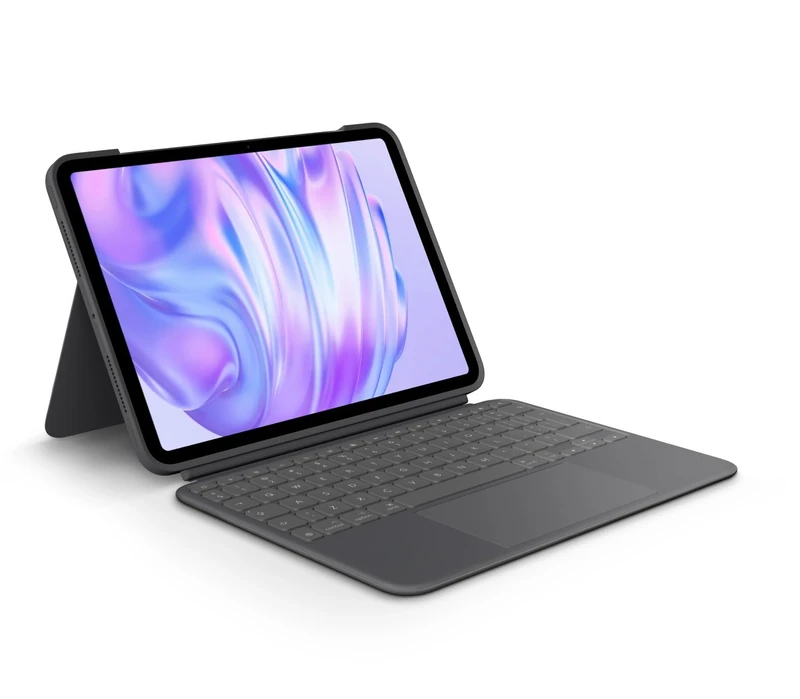 Logitech Combo Touch iPad Pro 11-inch (M4)(2024) Keyboard Case - Detachable backlit keyboard with kickstand, comfortable typing, multi-use mode - Graphite, QWERTY Layout