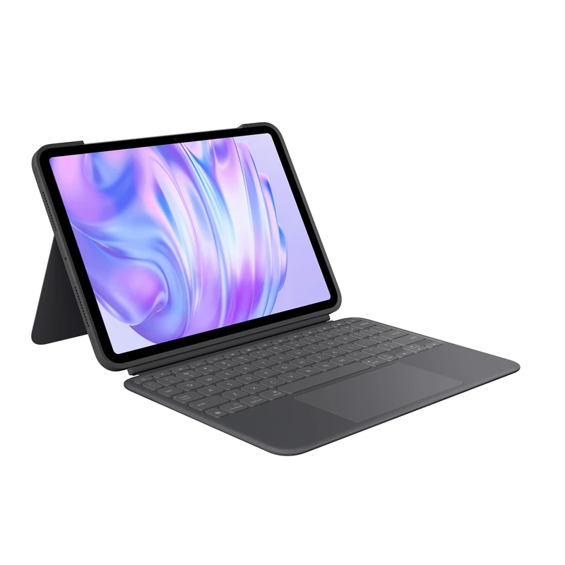 Logitech Combo Touch iPad Pro 11-inch (M4)(2024) Keyboard Case - Detachable backlit keyboard with kickstand, comfortable typing, multi-use mode - QWERTZ