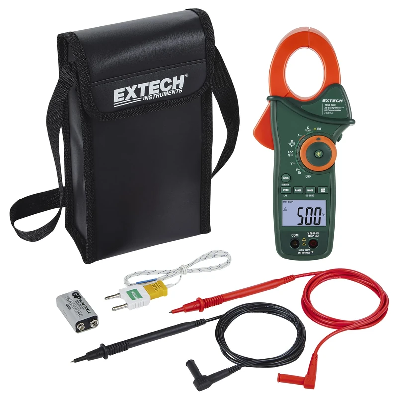 Extech EX820A 1000A True RMS AC Clamp Meter with IR