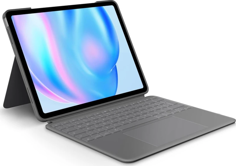 Logitech Combo Touch iPad Air 13-inch (M2)(2024) Keyboard Case - Detachable backlit keyboard with kickstand, comfortable typing, multi-use mode -QWERTZ
