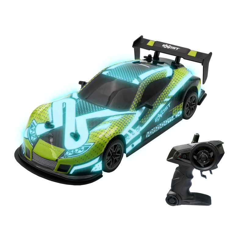 Silverlit EXOST Flash Light RC Car - 2.4 GHz Green 1:14 Scale