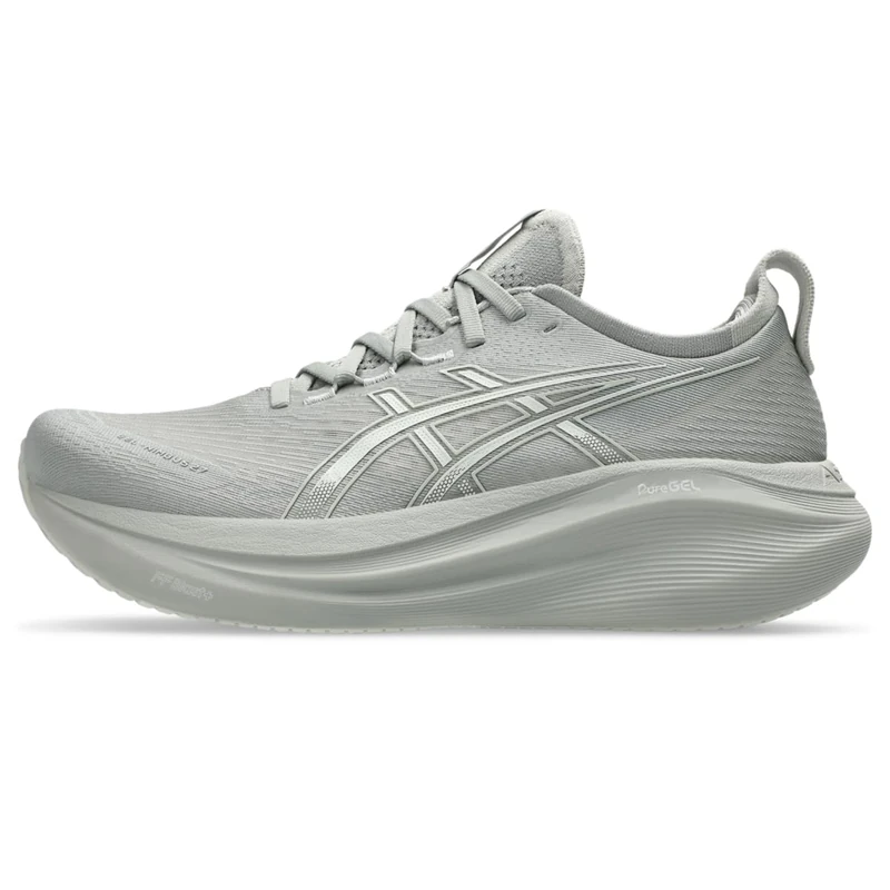ASICS Men's Gel-Nimbus 27 Running Shoe, Seal Grey/Lake Grey, 11 UK