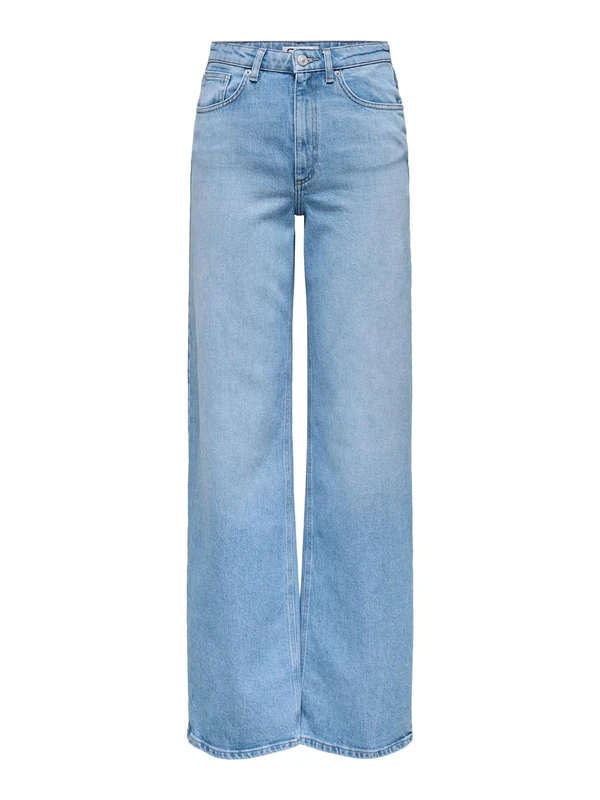 ONLY Wide-fit Jeans ONLJUICY High Waist Wide Leg Fit Jeans 34, Light Blue Denim, (US) 31 / L34