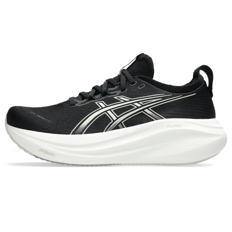 ASICS Women's Gel-Nimbus 27 Running Shoe, Black/Lake Grey, 7 UK