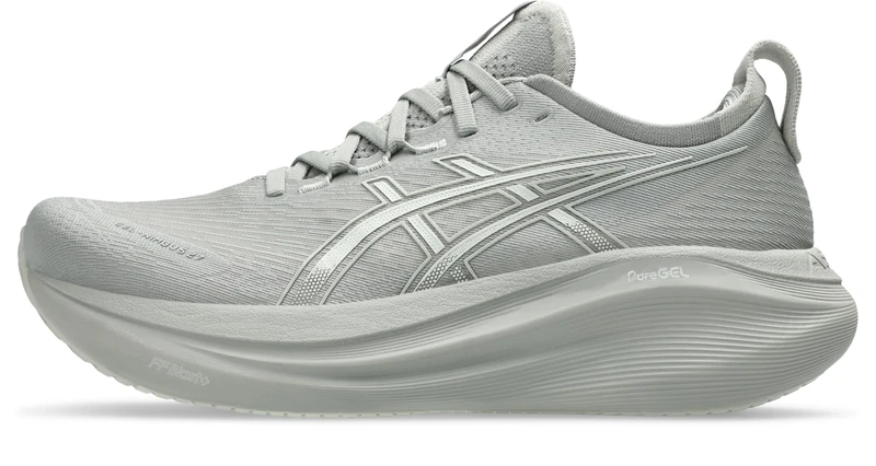 ASICS Men's Gel-Nimbus 27 Running Shoes, Seal Grey/Lake Grey, 9.5 UK
