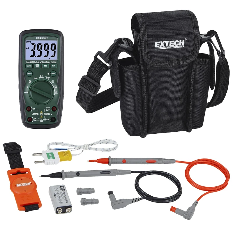 Extech EX505A Heavy Duty True RMS Multimeter (6000 count)