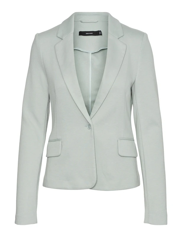 VERO Moda Womens Vmjulia Ls Blazer JRS Noos, Gray Mist, 10 UK