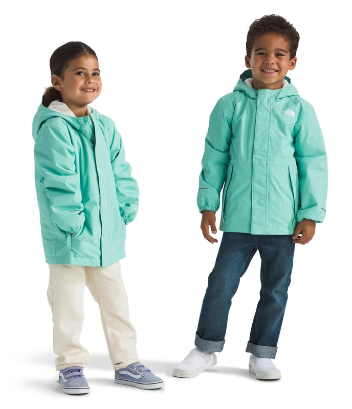 The North Face Boys Antora Rain Jacket, Sulphur Spring Green, 7/8 Years