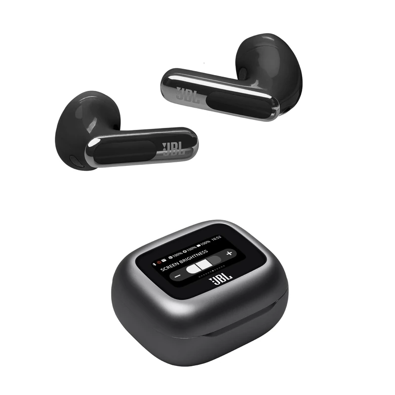 JBL Live Flex 3, Wireless Earbud Headphones with Bluetooth, 50h Battery Life, True Adaptive Noise Cancelling and High-Resolution JBL Signature Sound, IP54 Waterproof, Open-Back Stick Design, Black