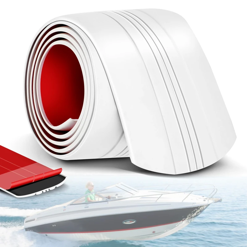 Keel Guard for Fiberglass Boat: Easy to Install and Securely Adhered,Corrosion Resistance 6 Inch Wide, 6 Foot Long, Fibreglass and Aluminium Marine Self-Adhesive Keel Protectors to Withstand Rocks.