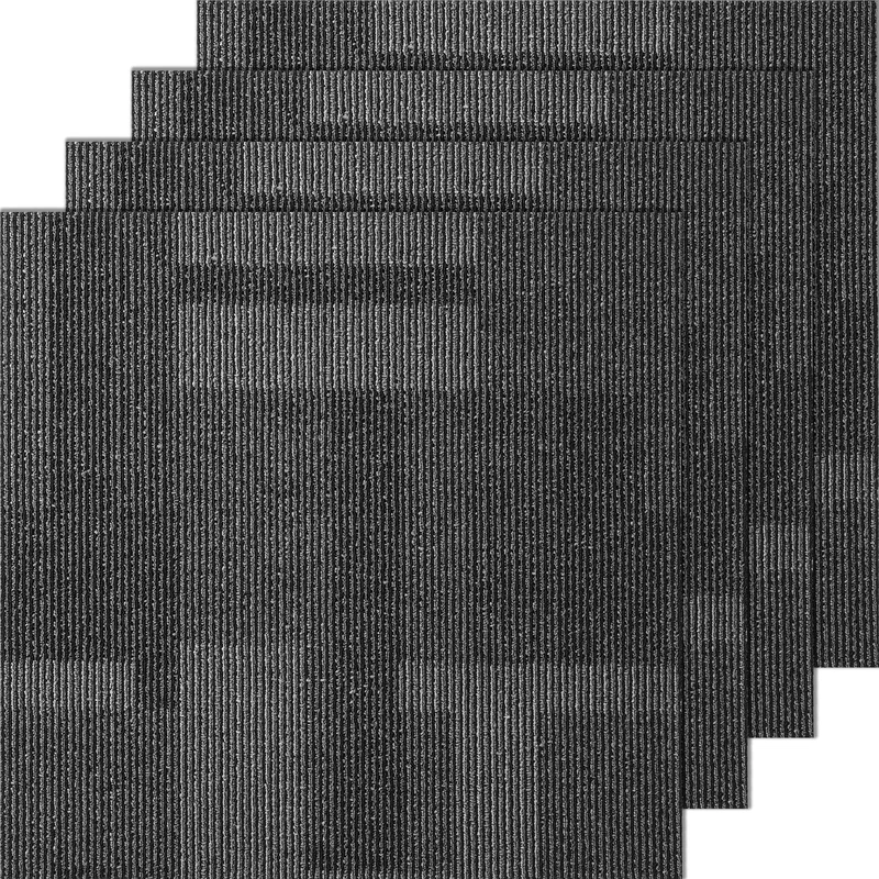 VEVOR Carpet Tiles Reusable, 24"x 24"Carpet Squares with Padding Attached, Soft Padded Carpet Tiles, Easy Install DIY for Bedroom Living Room (24Tiles, Mixed Gray)