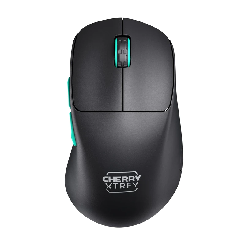 CHERRY XTRFY M64 Wireless, Ultralight Cordless Gaming Mouse, 2.4 GHz RF, Optimised for esports, Ergonomic Shape with Extra Low Front, Black