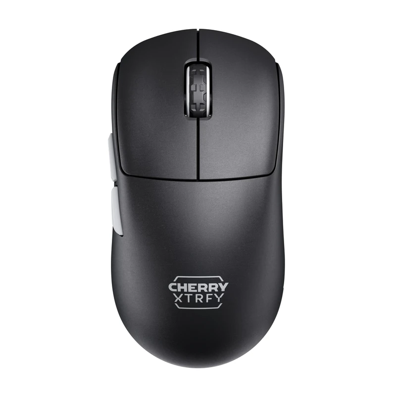 CHERRY XTRFY M68 Pro Wireless, Ultra-Fast Cordless Gaming Mouse, 2.4 GHz RF, Optimised for esports, 8K Mouse, Symmetrical Shape with Low Front, Black