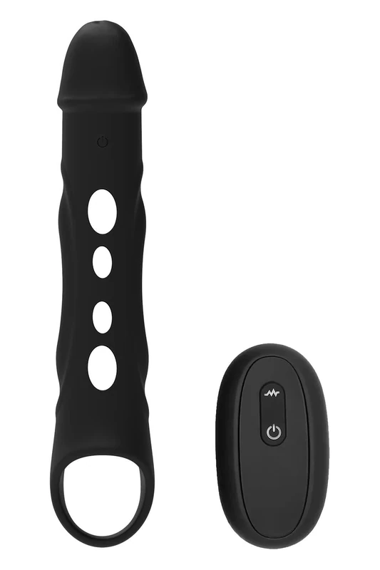 Dream Toys Ramrod Vibrating Extender Wth Remote Black 26 x 14.5 x 5.5 cm - Image 1