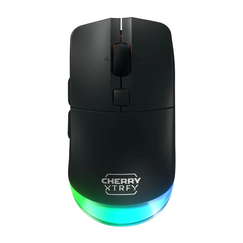 CHERRY XTRFY M50 Wireless, Cordless Gaming Mouse, 2.4 GHz RF, Bluetooth & Cable Connection, Ergonomic Shape, RGB Lighting, Rechargeable, Black