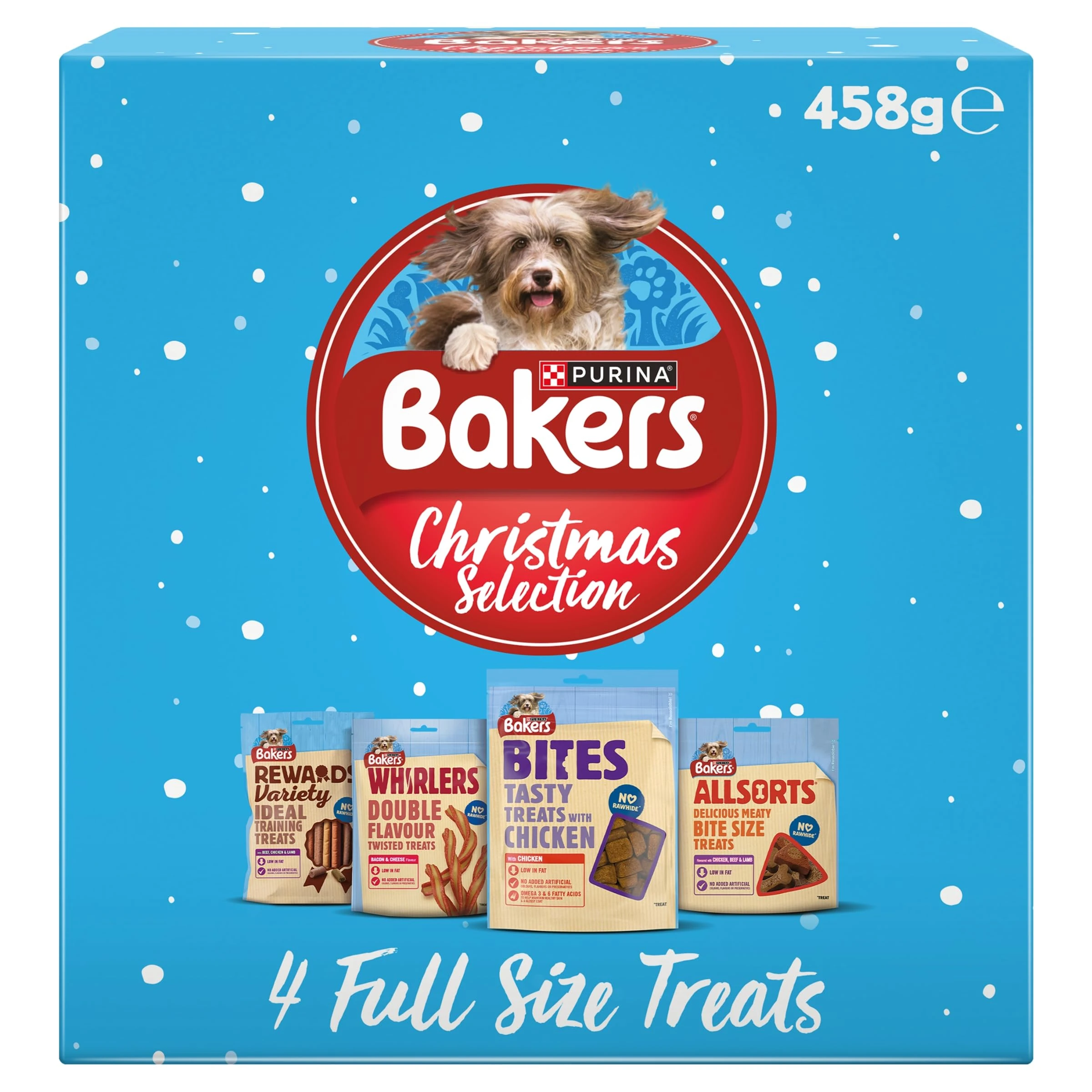 Bakers dog treats Christmas Box 3x458g