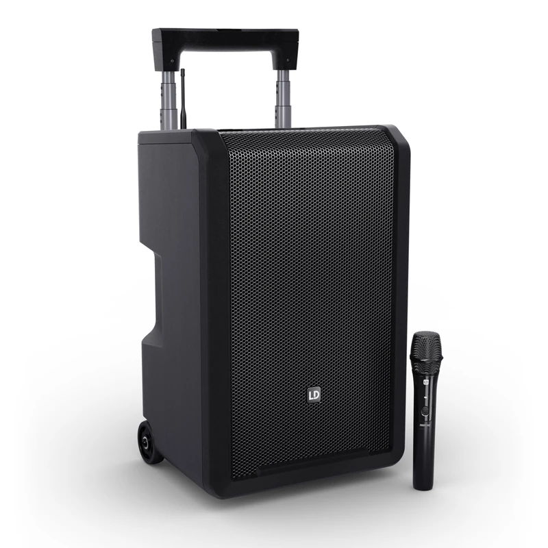 LD Systems ANNY 10-10" Battery-Powered Bluetooth® PA Speaker with Built-in Mixer and 1 Wireless Microphone