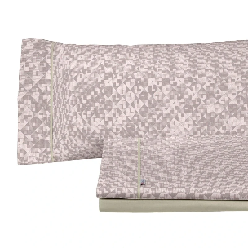 Alexandra House Living Estelia Pink Bed Sheet Set 135/140 3 Pieces