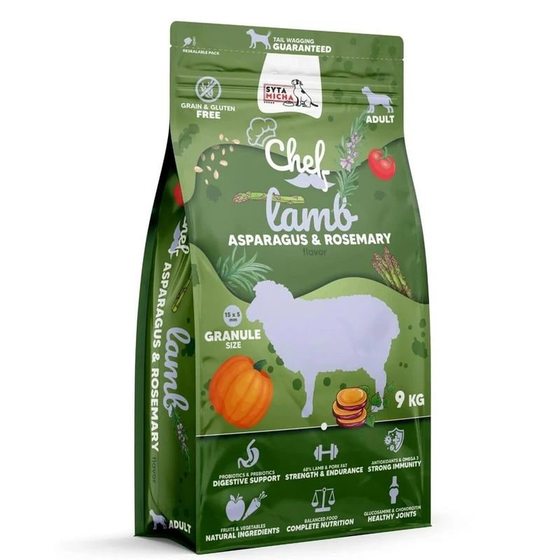 SYTA MICHA Chef Lamb Food 9 kg Rosemary Asparagus