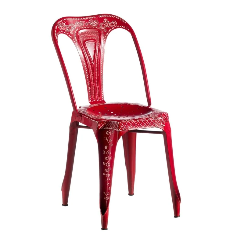 BigBuy Home Red Chair 41 x 39 x 85 cm