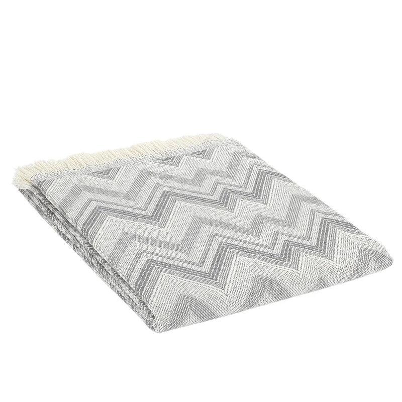 Alexandra House Living Blanket Fez Grey 180 x 260 cm
