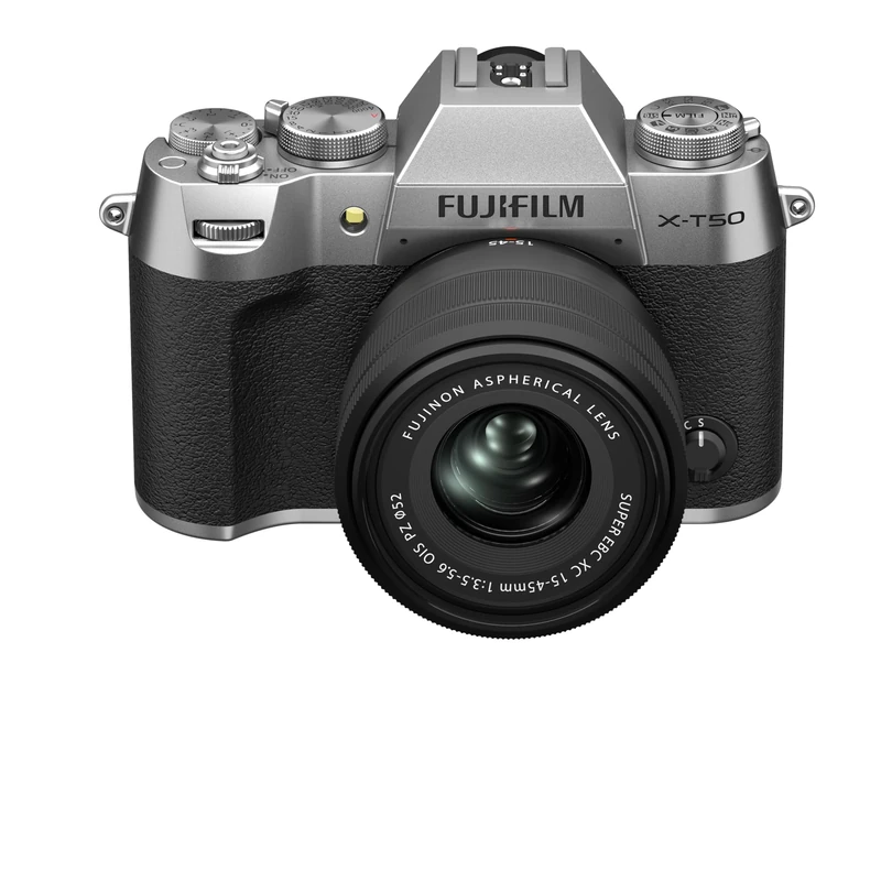 FUJIFILM X-T50 Silver with XC15-45mm Lens kit