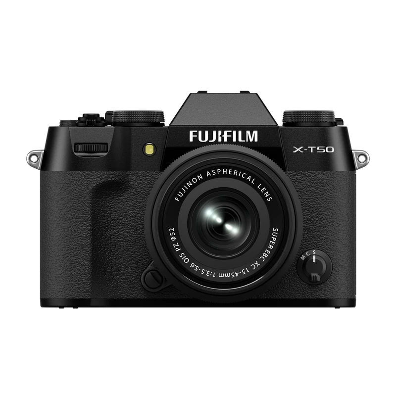 FUJIFILM X-T50 Black with XC15-45mm Lens kit