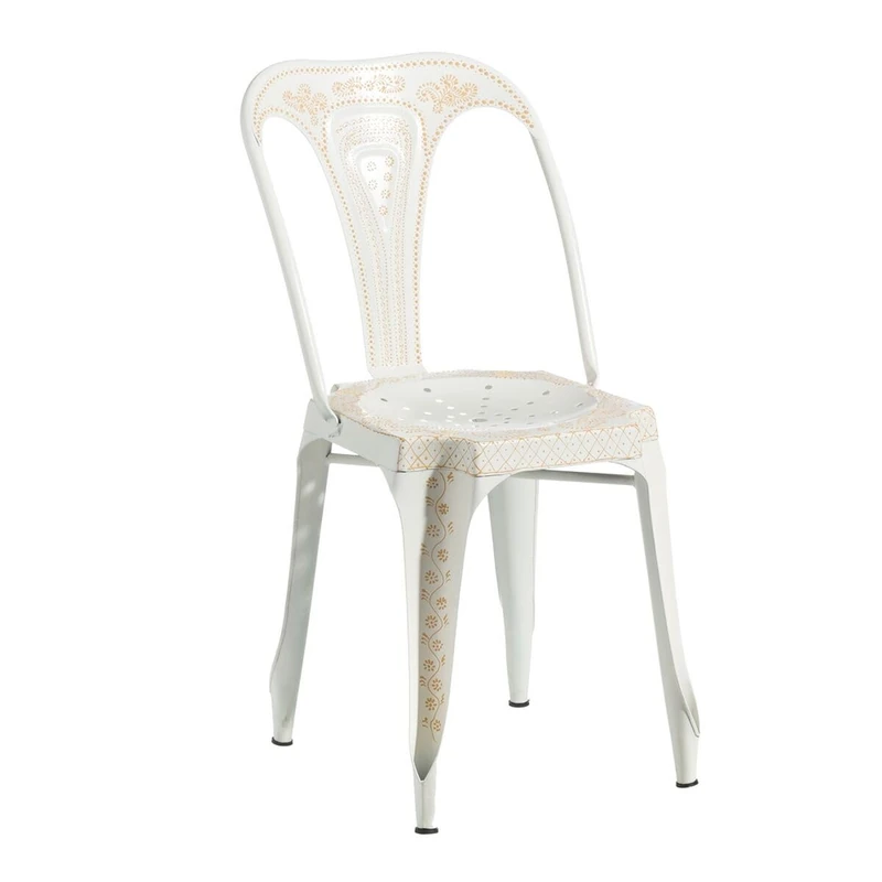 BigBuy Home White Chair 41 x 39 x 85 cm - Image 1