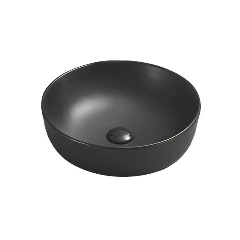 Mexen Bathroom Sink with a Single Bowl Lana - Black matt - 22234185