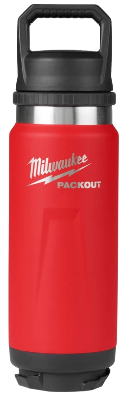 Milwaukee Packout Thermal Bottle 1064 Ml (Red) - 48-22-8397R - Image 1