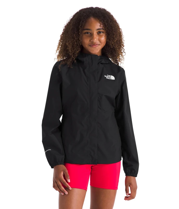 The North Face Girls Antora Rain Jacket, Virtual Blue, 6 Years
