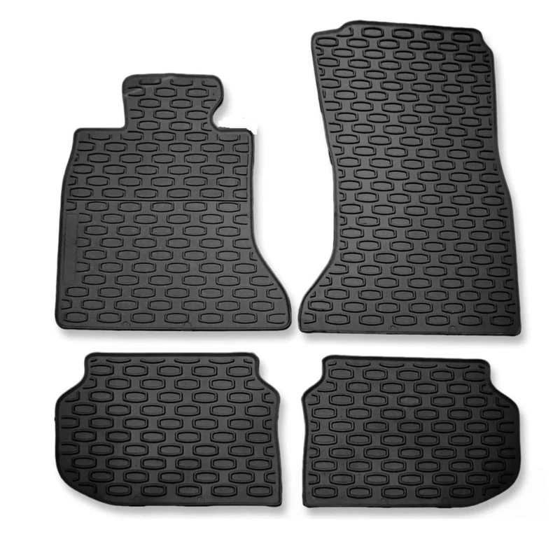 FM-0350 Rubber Floor Mats Set of 5 (E60) Saloon 2003-2010 Black - Image 1