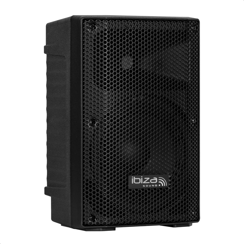 Ibiza - XTK8-MKII - Passive 8 inch/20 cm SONO Speaker - 25mm Compression Tweeter - Bass Reflex System - Handle and Wheels - NEW VERSION - Black - Party, events, club, conference