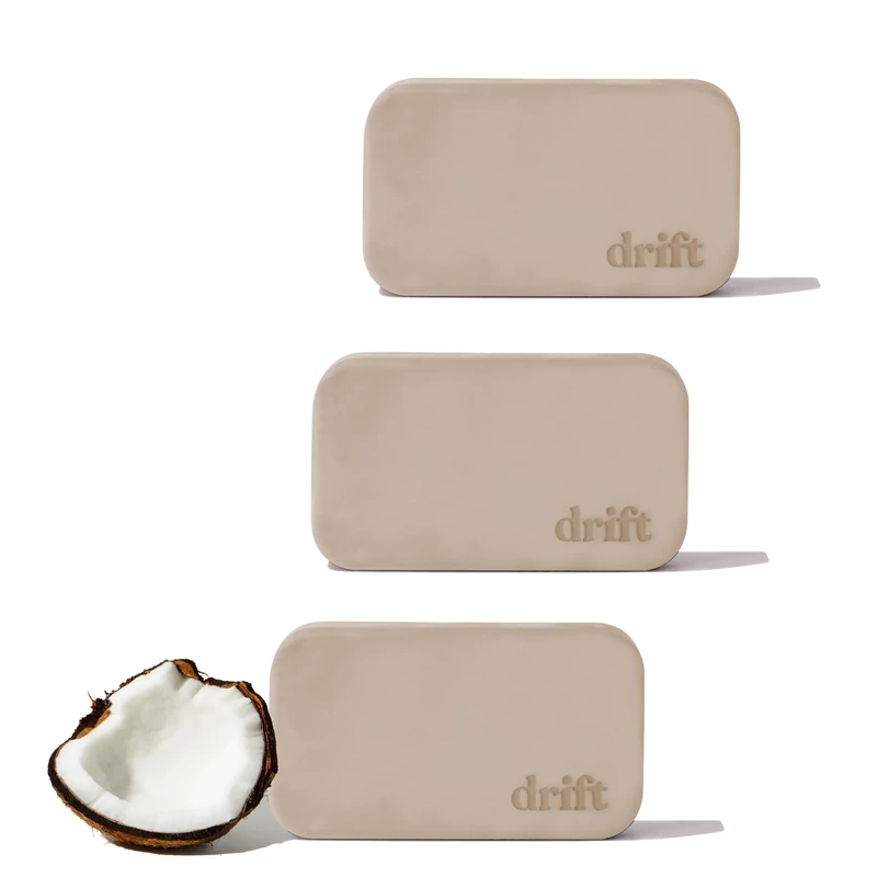 Drift Car Air Freshener - The Original Stone Air Freshener - Car Odor Eliminator - Long Lasting Scent - Metal Clip - Essential Oils - Clean Ingredients - Cabana Scent 3 Pack Refill - NO CLIP INCLUDED