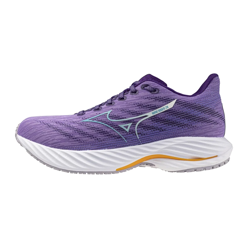 Mizuno Women's Wave Rider 28 Running Shoe, Paisley Purple-Ceramic, 6.5
