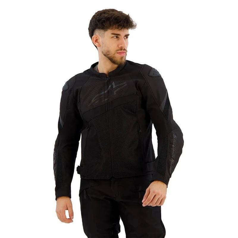 Alpinestars T-GP Plus R V4 Airflow Jacket, Black/Black, XXL