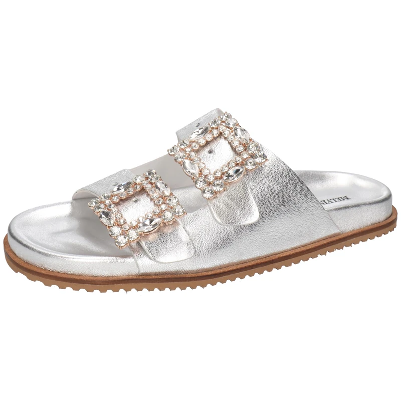 Melvin & Hamilton Women's Eve 1 Sandal, Silver, 3.5 UK