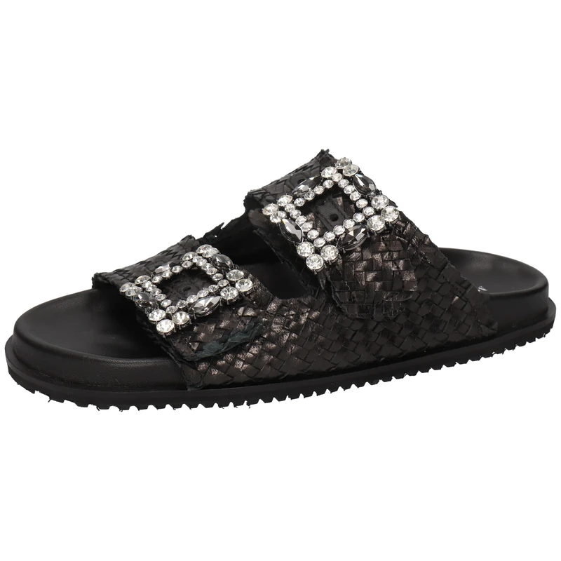 Melvin & Hamilton Women's Eve 1 Sandal, Black, 3.5 UK