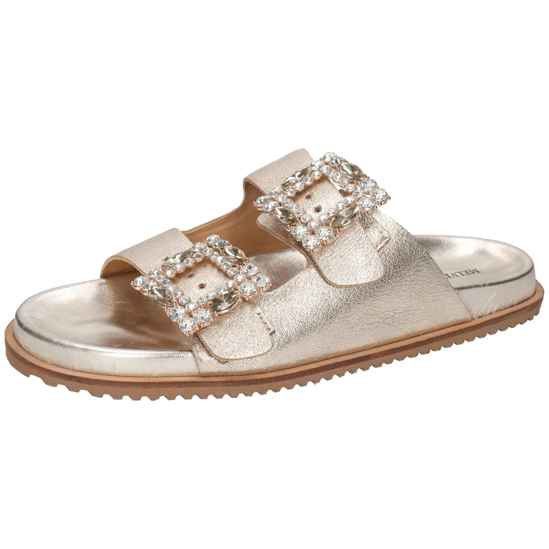 Melvin & Hamilton Women's Eve 1 Sandal, Gold, 3.5 UK