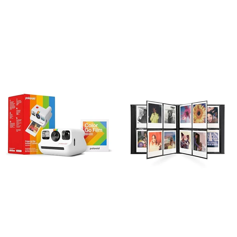 Everything Box Polaroid Go Generation 2 White & 6044 Photo Album - Large