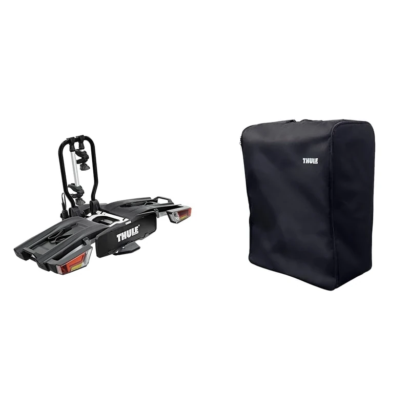 Thule 933300 EasyFold XT 2B 13-Pin & 931100 EasyFold Carrying Bag Bike Carrier