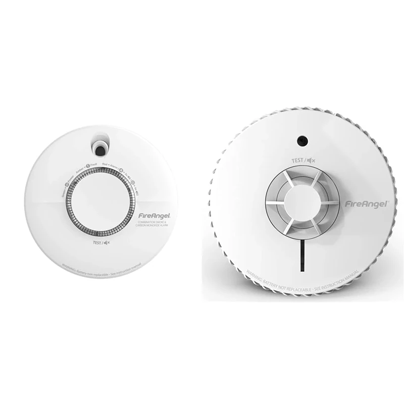 FireAngel SCB10-R Smoke and CO Alarm, White & Heat Alarm with 10 Year Sealed For Life Battery, FA6720-R (HT-630 replacement, new gen), White