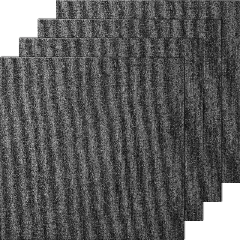 VEVOR Carpet Tiles Reusable, 20"x 20" Carpet Squares with Padding Attached, Soft Padded Carpet Tiles, Easy Install DIY for Bedroom Living Room Indoor Outdoor (20 Tiles, Dark Gray)