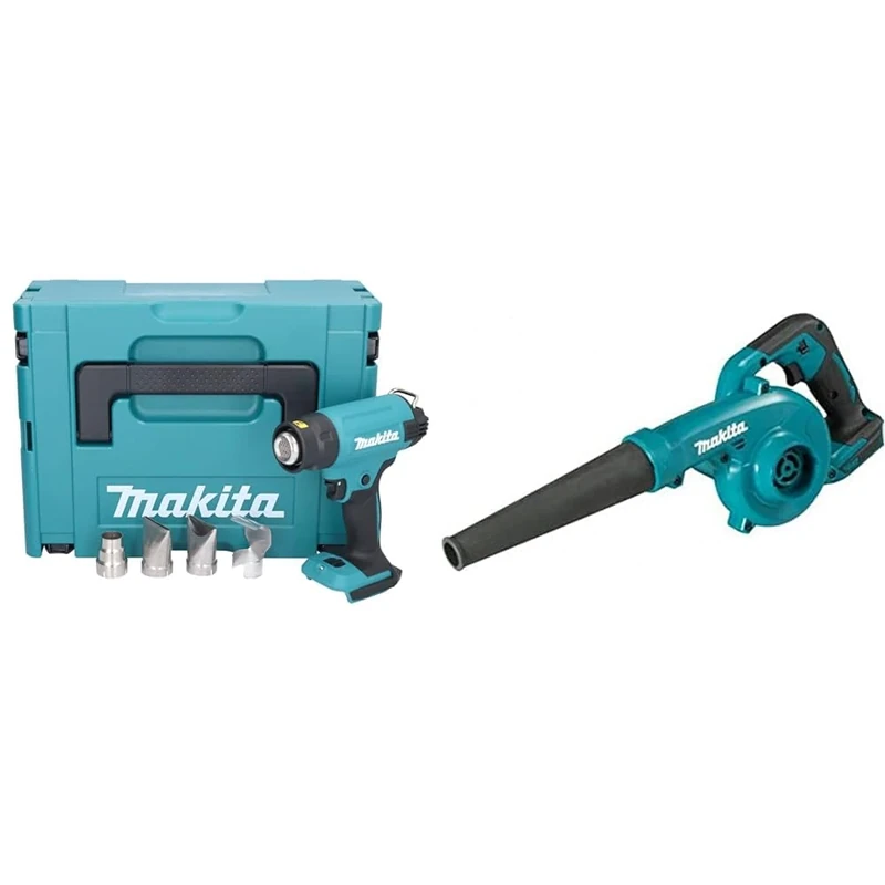 Makita DHG181ZJ 18V Li-ion LXT Heat Gun Supplied in a Makpac Case – Batteries and Charger Not Included & DUB185Z 18V Li-ion LXT Blower - Batteries and Charger Not Included