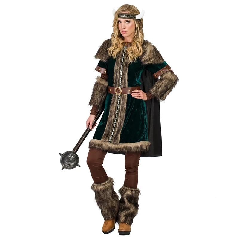 Boland 84001 Adult Viking Helga Costume, Multicoloured, M-L